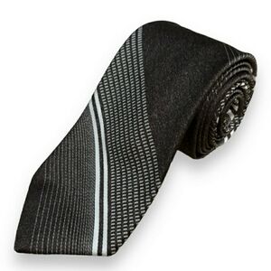 LANVIN Multicolor Diagonal Striped Traditional Tie